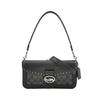 [Pre-Owned] Georgie 26 Classic Monogram Studded Carriage Logo Coated Canvas Underarm Bag Wine God Bag Crossbody Shoulder Bag Medi - Excellent #1CGDN0D