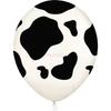 100Pcs Cow Balloon Milk Balloon Cow Party Balloon Black And White Balloon Cow Pattern Balloon Layout