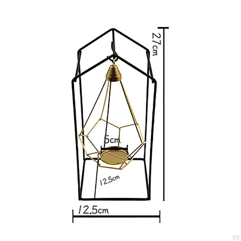 Kerzenhalter Geometrisch Hängend Teelicht Dekorativ für Weihnachten Büro