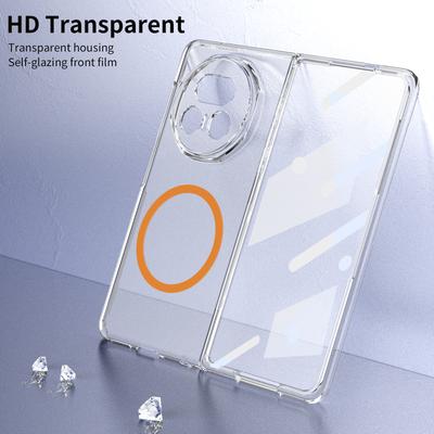 HD Průhledný Magnetický Kryt Pro Honor Magic V3 Vs3 V5 Skládací Křišťálově Čirý Obal S Čirým Tvrzeným Sklem Ochrana Displeje