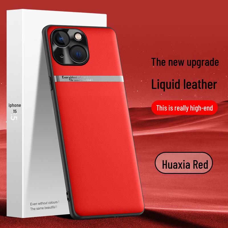 

Защитный чехол из жидкой кожи Apple 15 - Защита от падений и загрязнений с бесплатной доставкой Apple 15