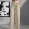 Women's High Waist Wide Leg Pants Tailored Flowy Trousers Casual Work Pants