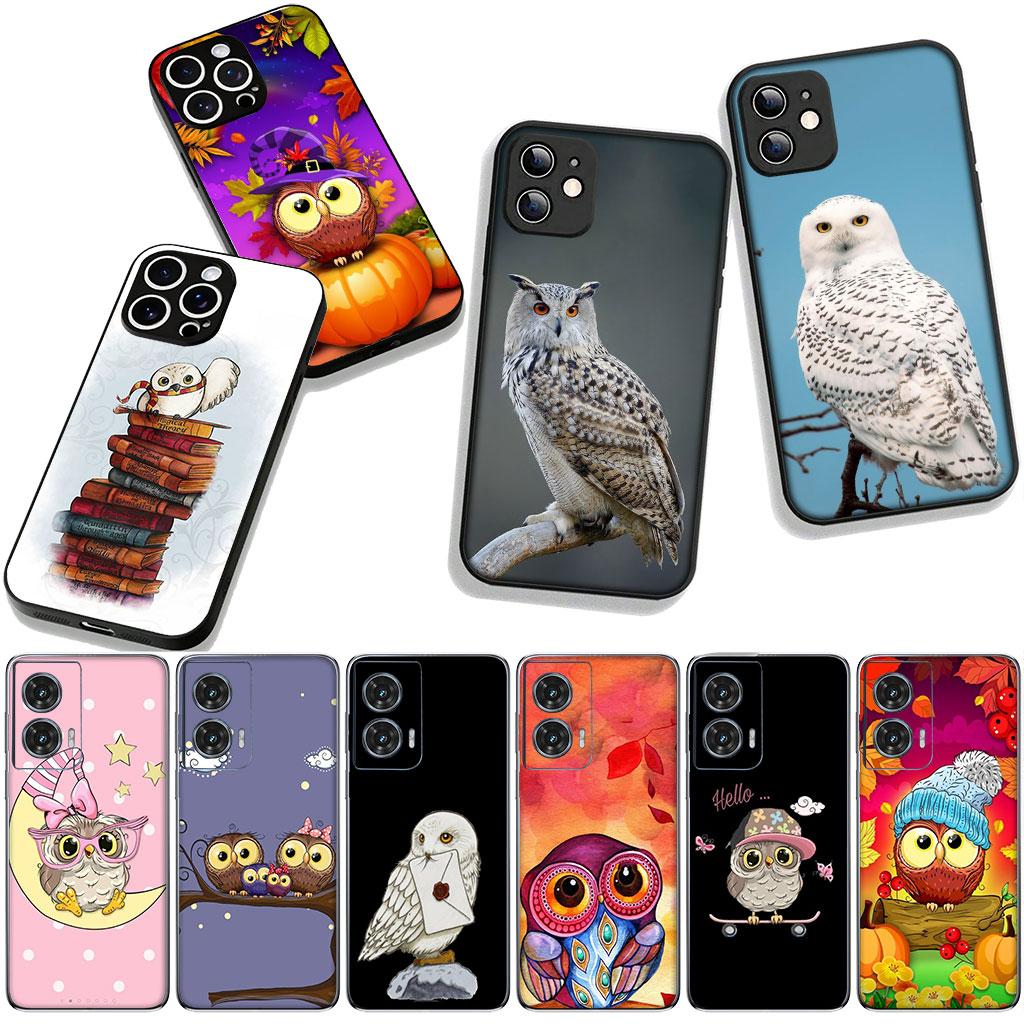 Owl Phone Cover Case for OPPO A54 A40 A60 A80 A18 A16 A17 A38 A78 A79 A57 A55 A96 A15 A12 Casing