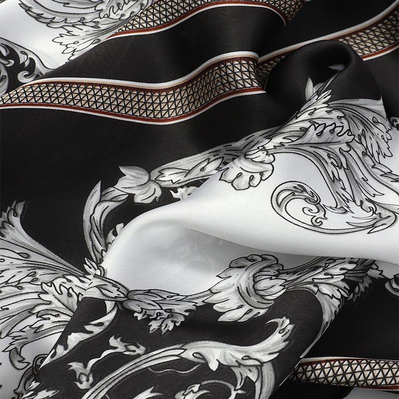 Luxury Silk Square Scarf For Women, Printed Horse, Hijab, Fashion Envelopes, Female Scarf 70x70cm, Girl's Band Handkerchief