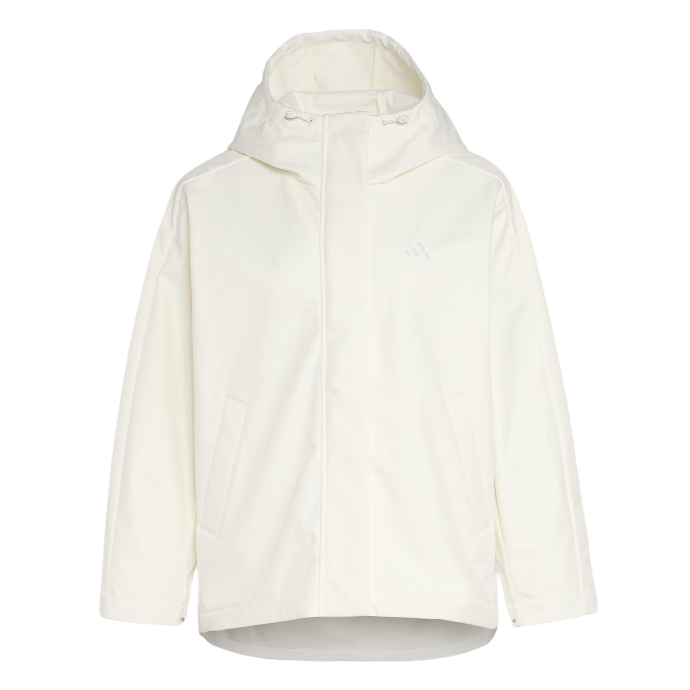 Adidas Softshell Fleece Lined Athleisure Hooded Loose Fit Jacket Women s KS2783 L