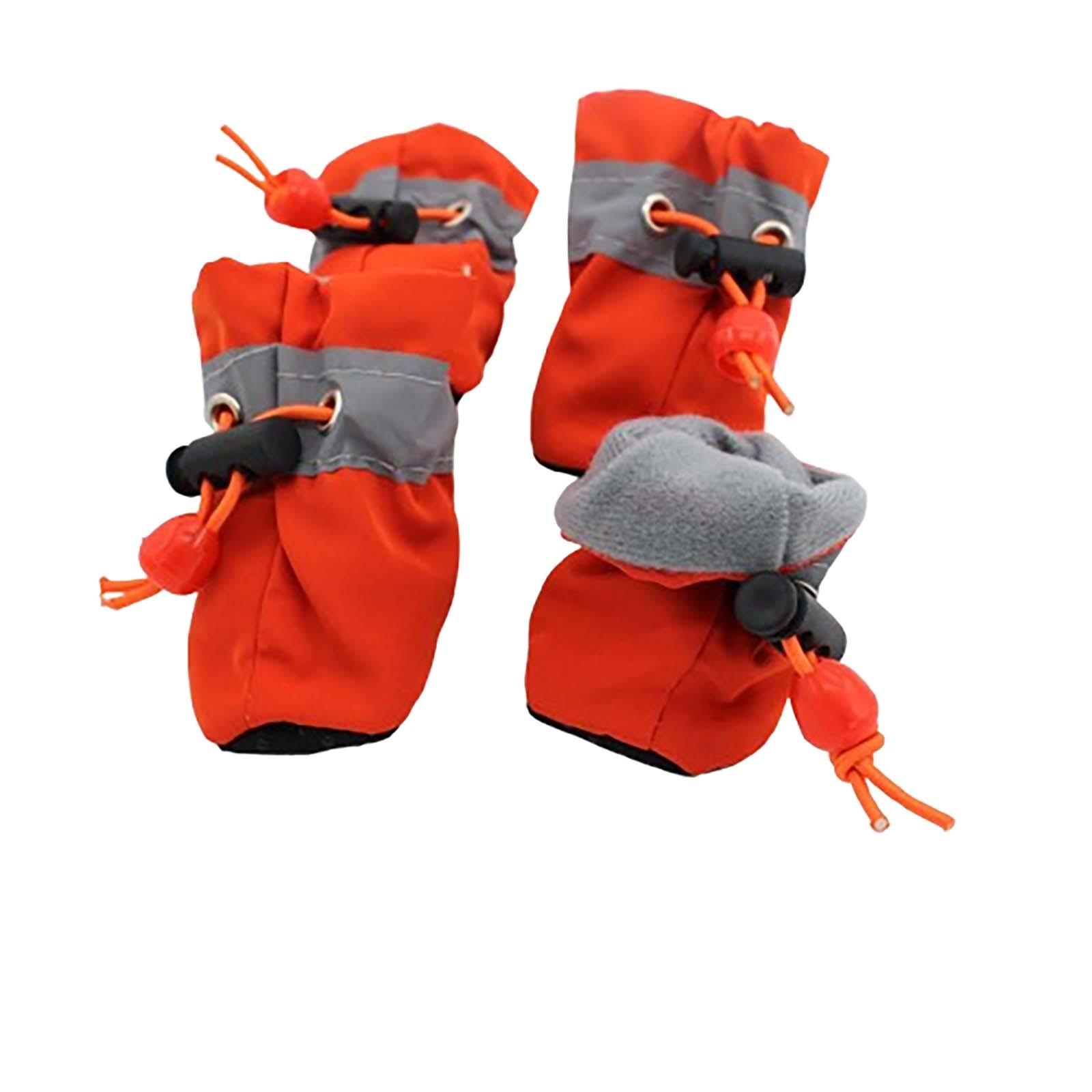 

Обувь для собак, которая не спадает. Дышащая обувь с мягкой подошвой. Нескользящая обувь для ходьбы. Регулируемые чехлы для лап собак. Сапоги для кошек, непромокаемые. 6 шафрановый