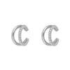 Elegant European & American Hot-Selling Pearl Butterfly Heart Dangle Studs