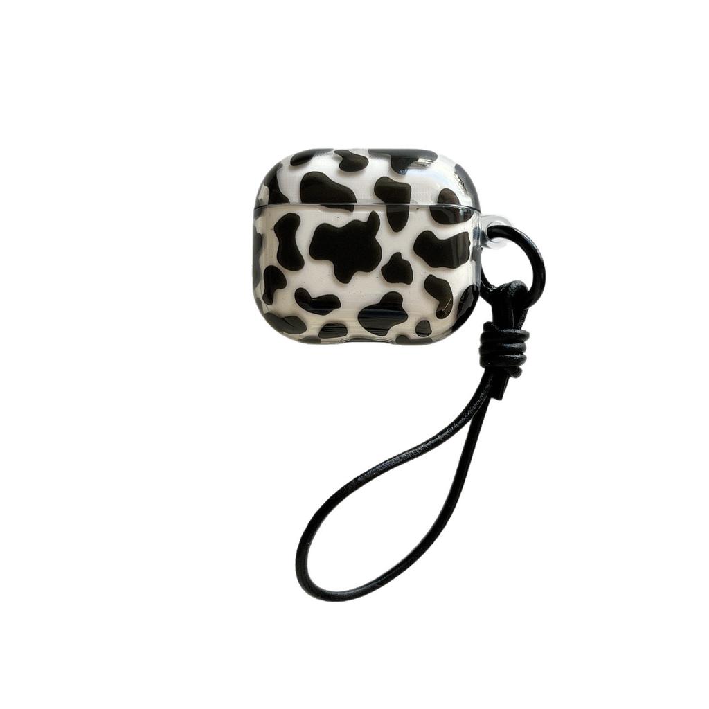 Cute and simple cow pattern for AirPods1 earphone case Apple 1/1 generation AirPods pro1 protective case