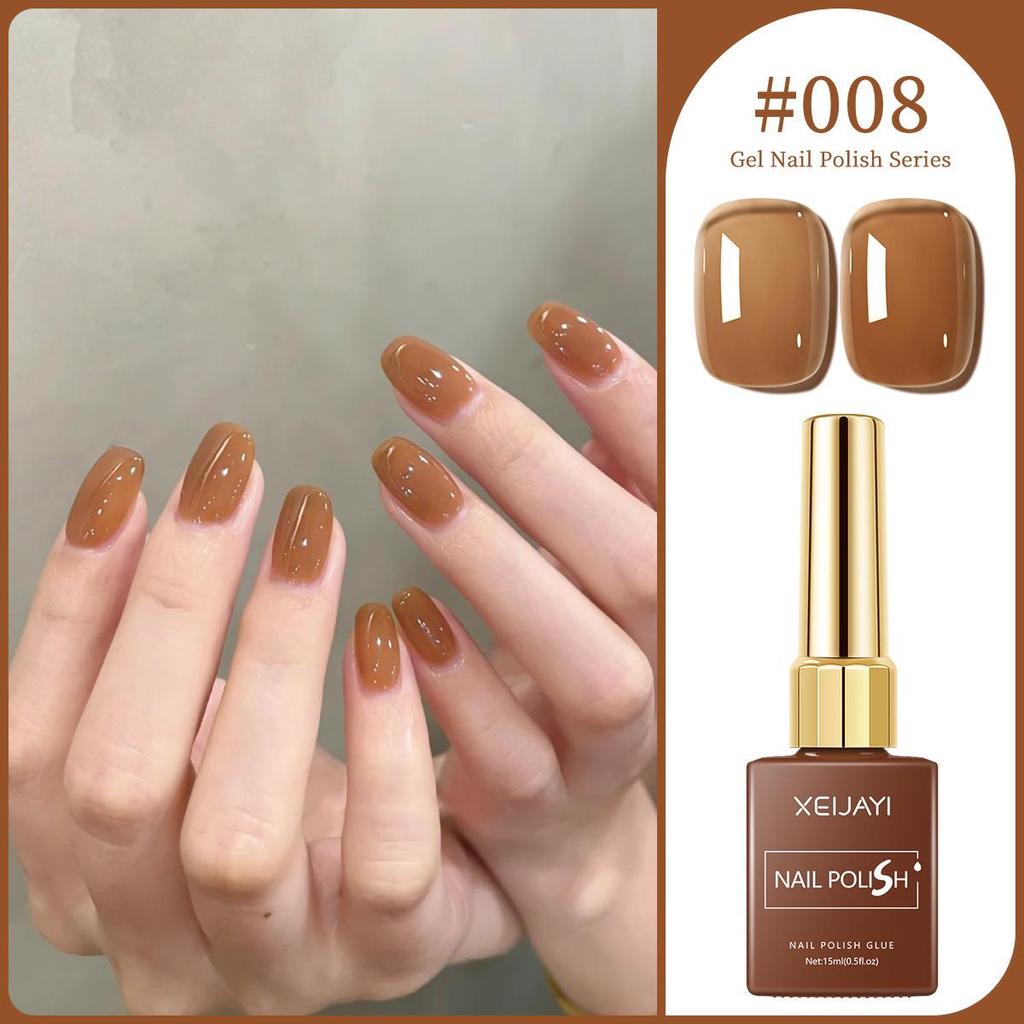 XEIJAYI 15ml Solid Color Nail Gel - 72 Color Options for Nail Art Salons