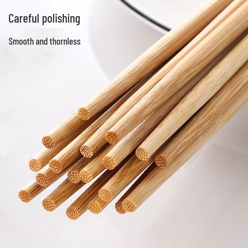 Meichu 24cm Natürliche Bambus Essstäbchen - 20 Paare