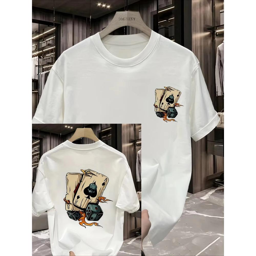 Women's Summer T-Shirt High Quality Cotton Men's Short Sleeve Graphic Printed Short Sleeve Men's T-Shirt Top