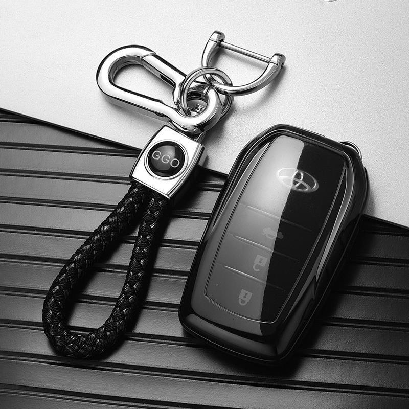 Transparent Toyota Keychains for Camry, RAV4, Crown, and Corolla Cars