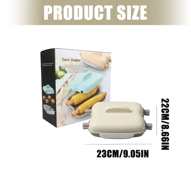 Space Saving PP Corn Steamer Efficiency Kitchen Gadget For Microwave Cooks Vegetables Quickly And Easily Without Mess