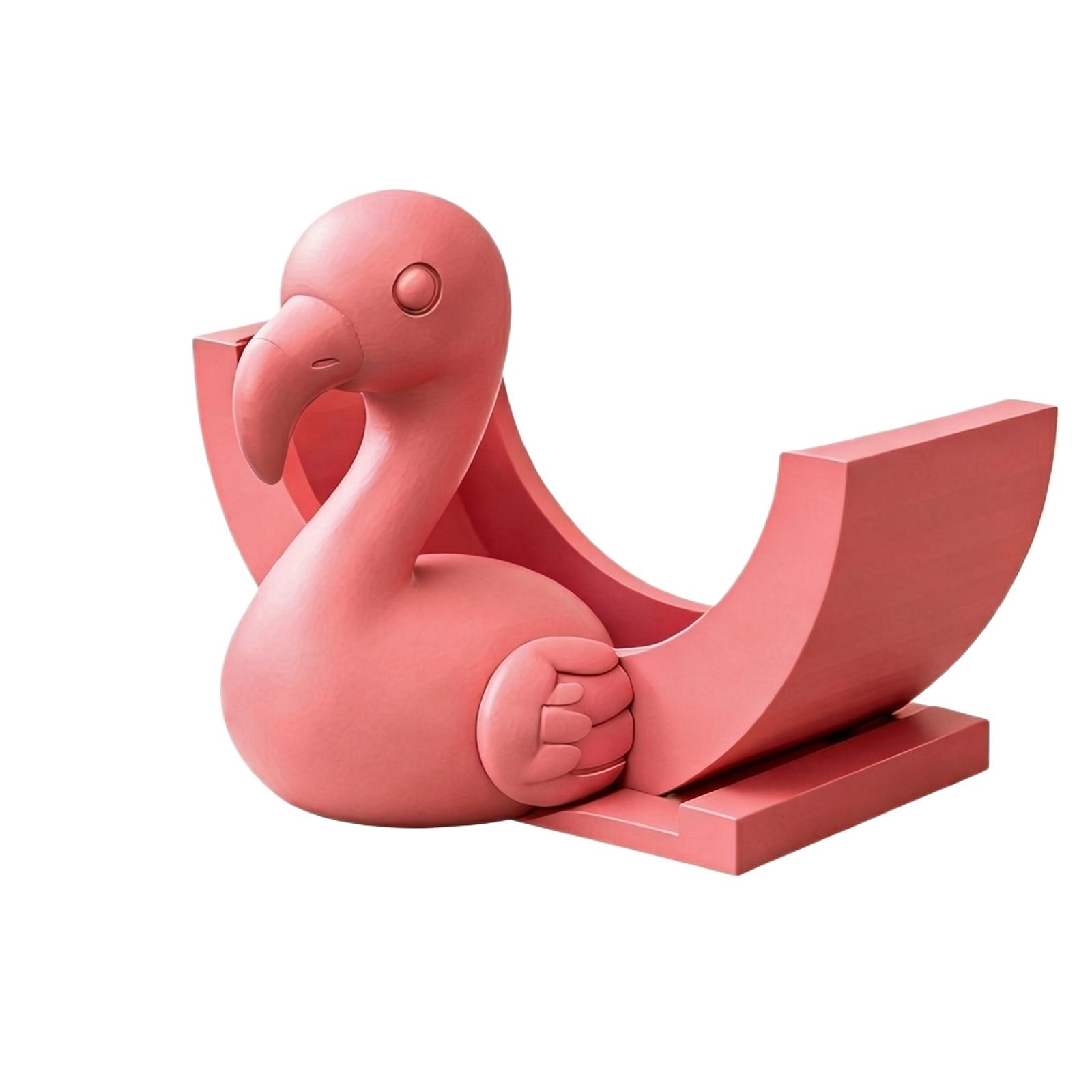 

Flamingo Sponge Holder with Drainage Function Kitchen Sink Sponge Stand Durable and Practical Design Easy to Clean and Store One Size розовый
