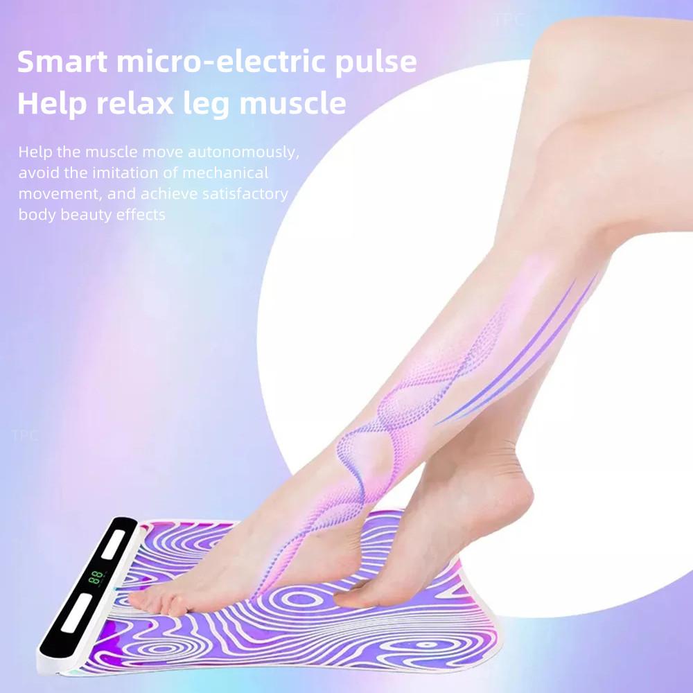 Household EMS Foot Massager Pad Wireless Remote Control Leg Arm Muscle Microcurrent Stimulation Massage Therapy Machine