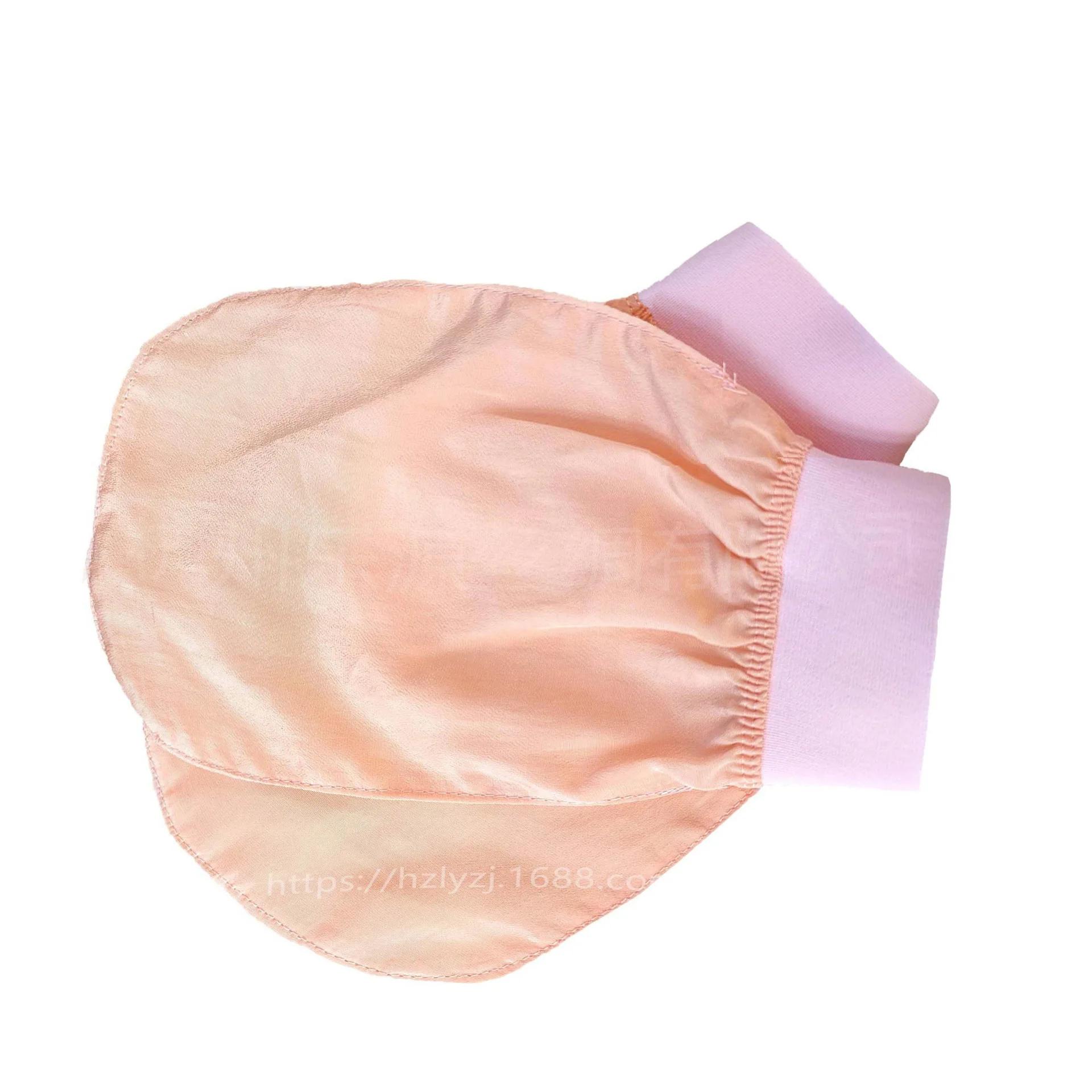 1 шт. 100% шелк Отшелушивающее средство для умывания лица Beauty-полотенце Мягкое отшелушивающее средство для кожи Скраб для тела Шелковые перчатки для умывания лица Аксессуары для купания