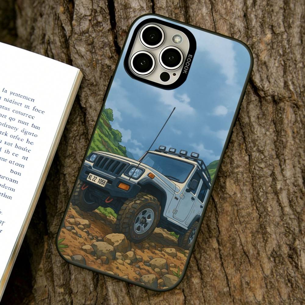 

Travel Landscape Bus Phone Case For iPhone 17,16,15,14,13,12,11 Plus,Pro Max,XS,Colorful Silver Phone case Funda Cover iPhone12Pro