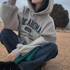Personalized letter embroidery fleece thickened sweater women