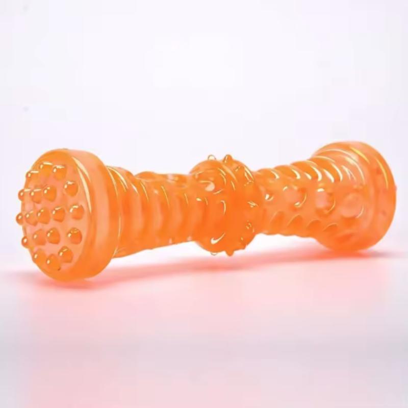 Beständiges, bissfestes Haustierspielzeug, Zahnbürstenknochen, stabiles Hundespielzeug, interaktives Welpenspiel, Spielzeug, Hundeknochen, Kauspielzeug für Welpen aus Gummi, Hund
