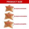 Spacious Imitation Rattan Basket Multifunctional Star Shaped Snacks Storage Plate Woven Home Vegetable Display Tray