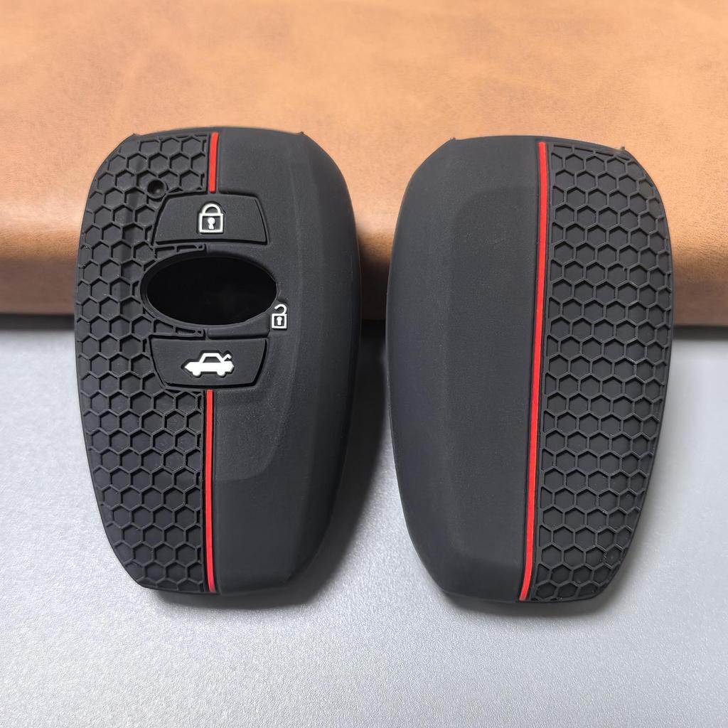 Silicone Honeycomb Key Cover for Subaru: Forester, XV, Outback, BRZ, Legacy, WRX