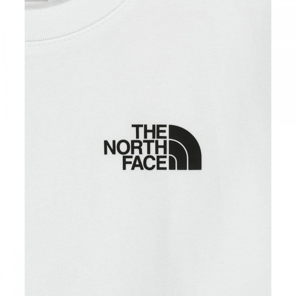 The North Face Kids Go To Long Sleeve Tee White Nt7ts01s