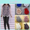 Stylish Women's Faux Fur Waistcoat Gilet Winter Warmer Vest Jacket In Plus Sizes