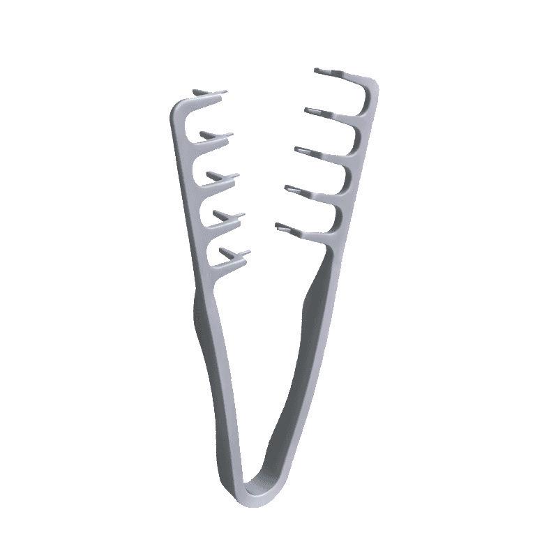 Cross ABS Fluffy Texture Styling Comb for Hair Volume and Bangs