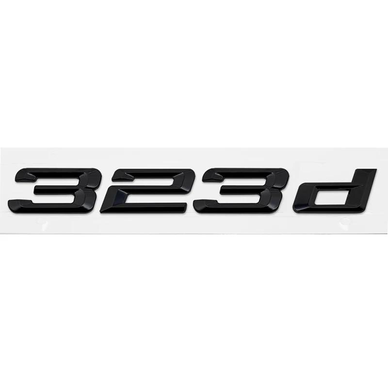 ABS Car Rear Trunk Letters Logo Badge Emblem Sticker For BMW 3 Series 318d 320d 325d 328d 330d 335d E46 E90 E91 F30 F31 F34 G20