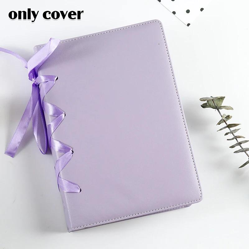 Bow Tie Series PU Leather Album Cover ins K-Pop Star A5 Binder Album Photocard Holder Loose-Leaf Card Storage Album Cover