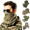 Camouflage Mesh Scarf Lightweight Netting Neck Scarf Durable Head Wrap Outdoor Sports