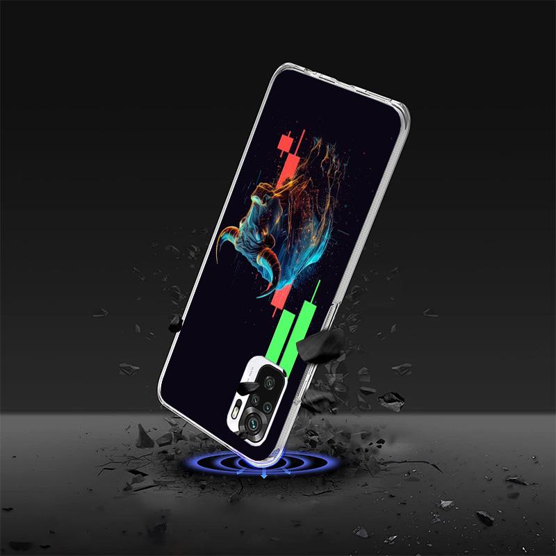 Trade Investment Forex Stock Market Phone Case For Xiaomi Redmi Note 15 14 13 12S 12 Pro Plus 11S 11E 11 11T 10S 10 Art Soft Pat