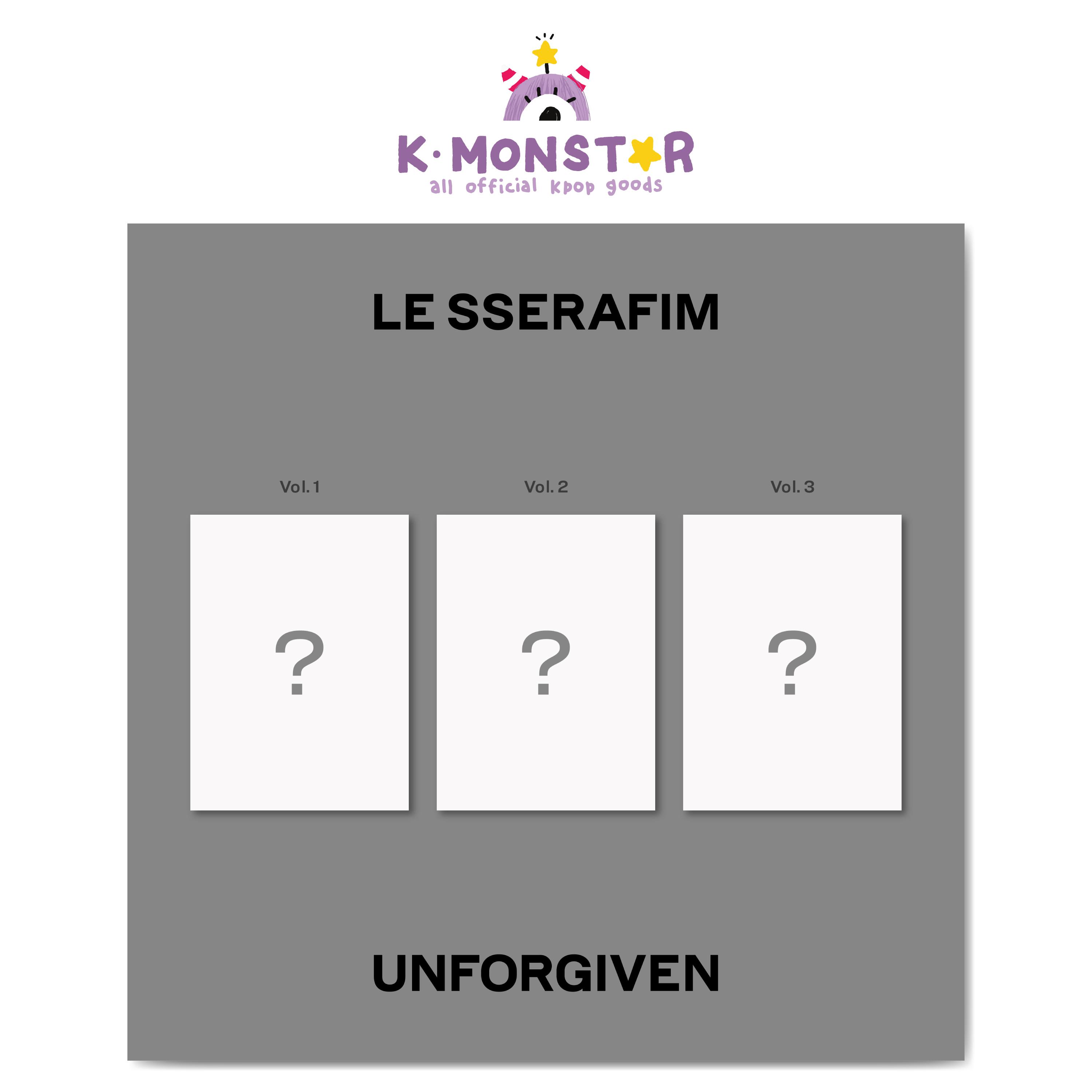 

[ПРЕДЗАКАЗ] LE SSERAFIM - UNFORGIVEN 1ST STUDIO ALBUM 3type
