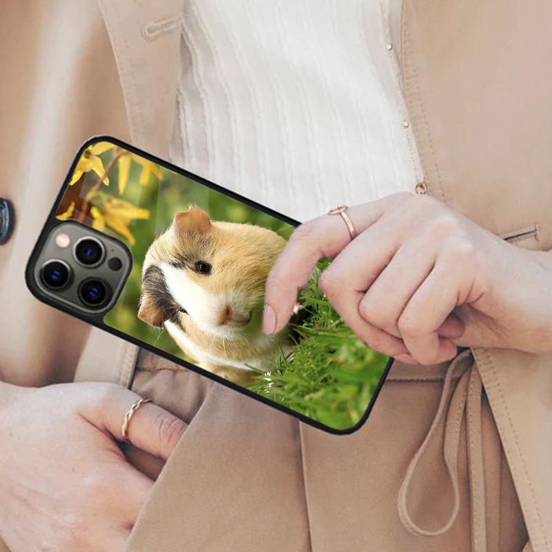 Creative Simple Cute Guinea Pig Magnetic Phone Case For APPLE iPhone 17 Air 16 14 13 12 Pro Max 15 Plus Wireless MagSafe Cover
