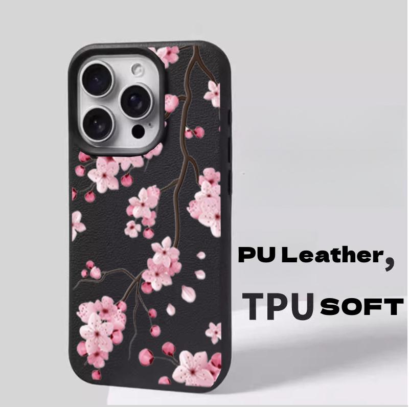 Case For RENO 15 15F 11F 12F 14 PRO 10 5 Lite 5F OPPO A3 A5 A6 PRO A2 A3X A5X A40 A94 Soft Pink Violet Flowers Matte Cover
