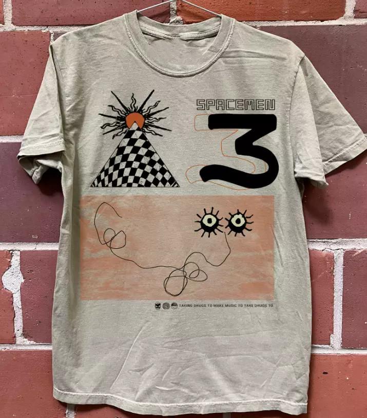Коллекция к туру Spacemen 3 Подарок для фанатов S-5XL Песочная футболка Унисекс футболка XXL