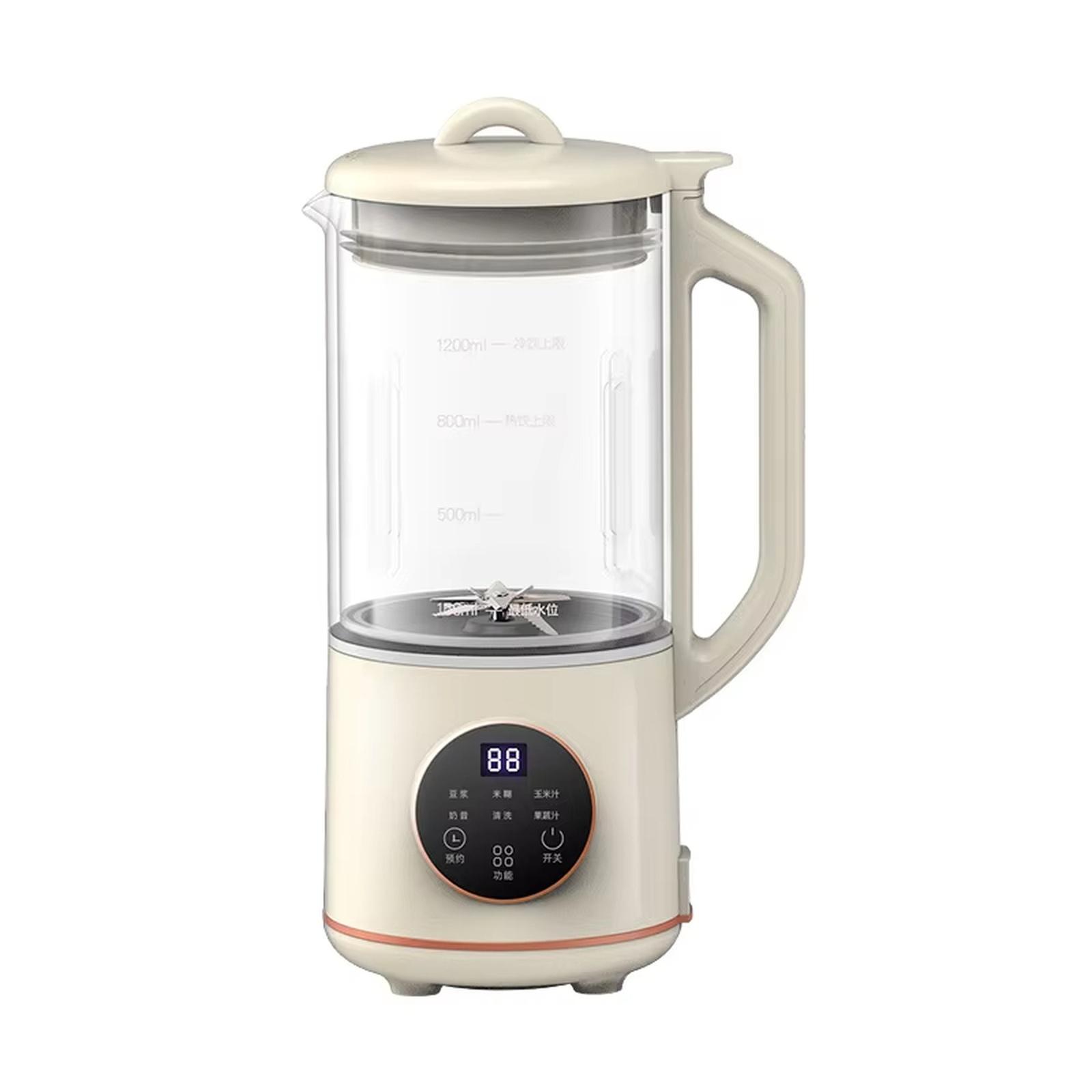 

Multifunctional Automatic Soy Milk Maker Food Processor for Home one size белый