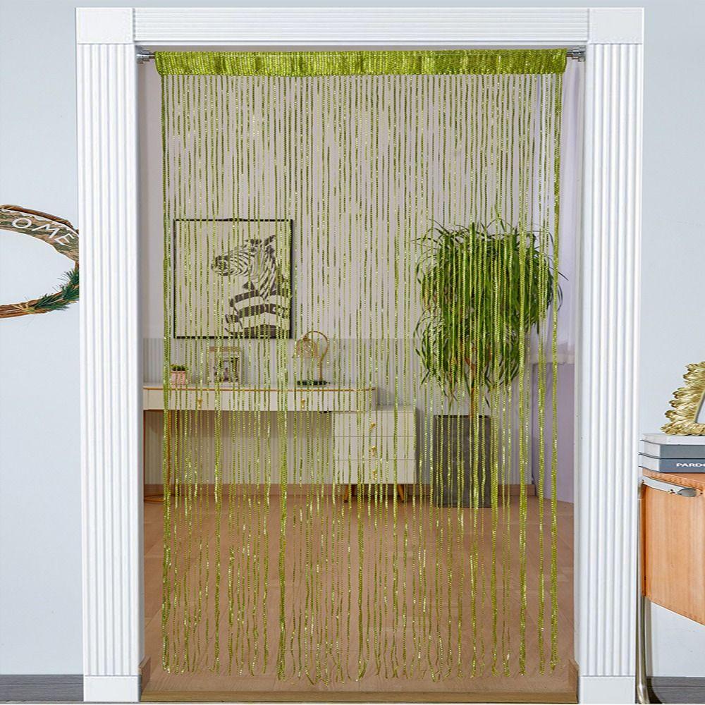 Straight Line Straight Line Curtains 100cm*200cm Tassel Curtains Wedding Decoration