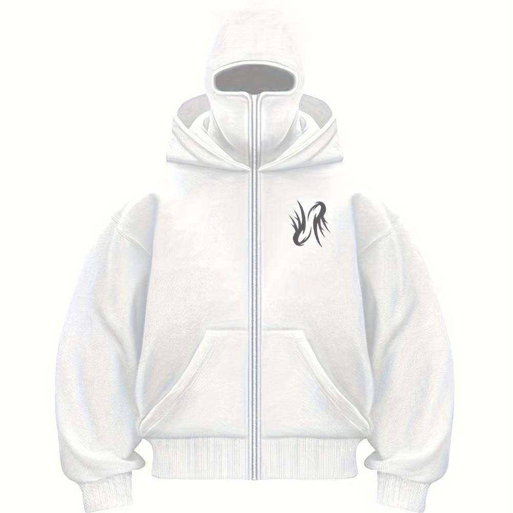 Men's Casual Hooded Sweatshirt with Unique Flame Hooded Pullover | Comfortable Fit,Sweater Hoodie