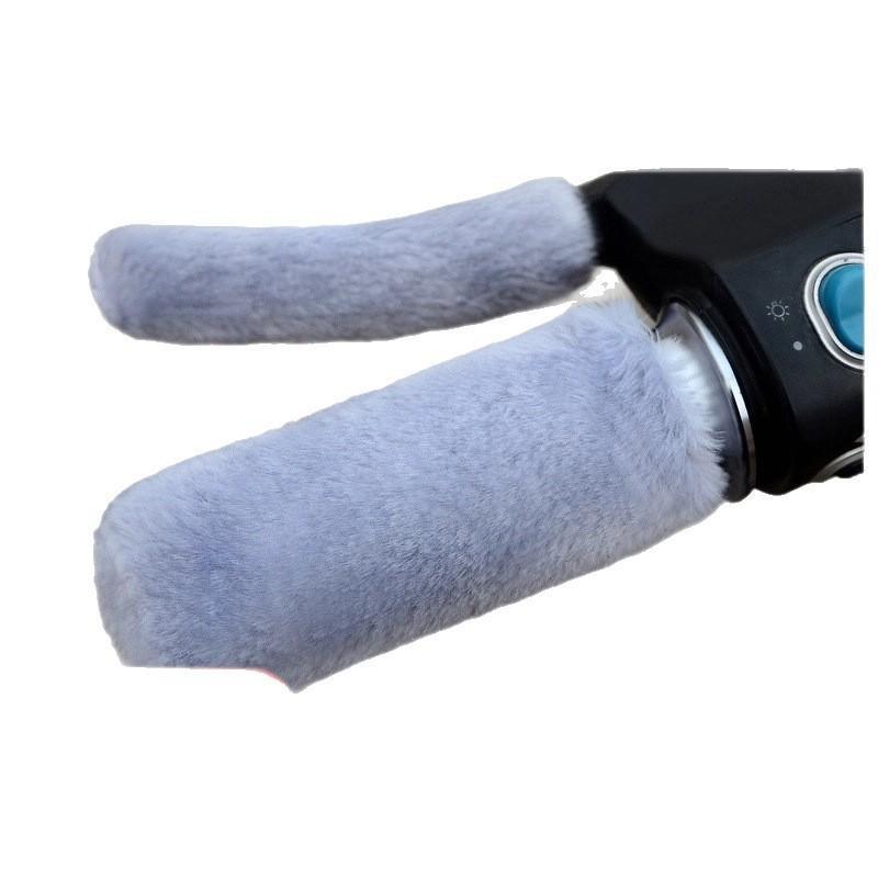 Simulated Plush Winter Motorbike Handle Grip Glove Warm Windproof Universal Cover for Scooter E-bike Daily Riding Use