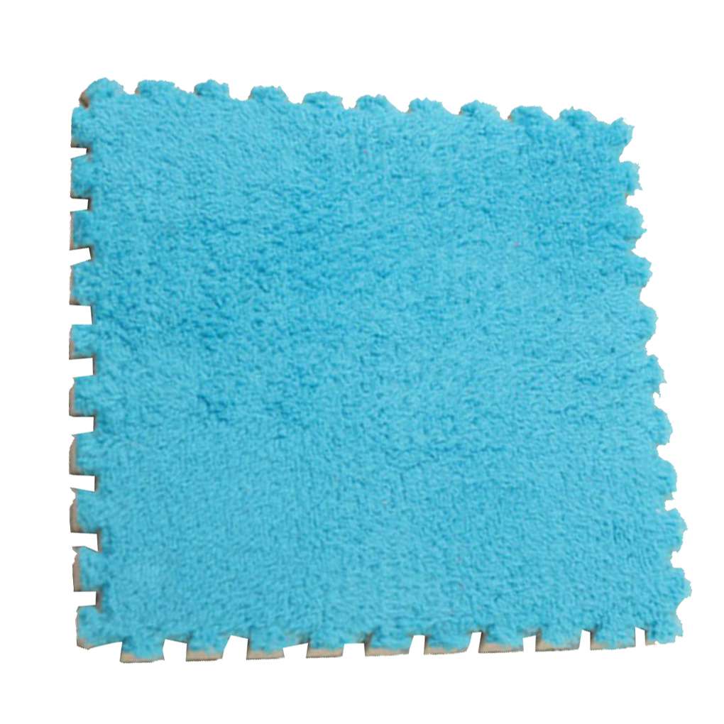 Puzzle Floor Mat Door Floor Carpet Plush Pad Baby Crawling Cutting Area Rug