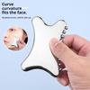 Stainless Steel Gua Sha Massage Tool – Facial and Body Scraping Plate for Neck, Back, and Facial Therapy