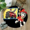 1pc Paw17 Carpet, Round Rug, Comfortable, Suitable for Entryways, Living Rooms, Office, And Bedrooms, Christmas Decoration