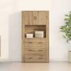 Highboard Artisan Oak 80 x 33 x 150 cm Particleboard