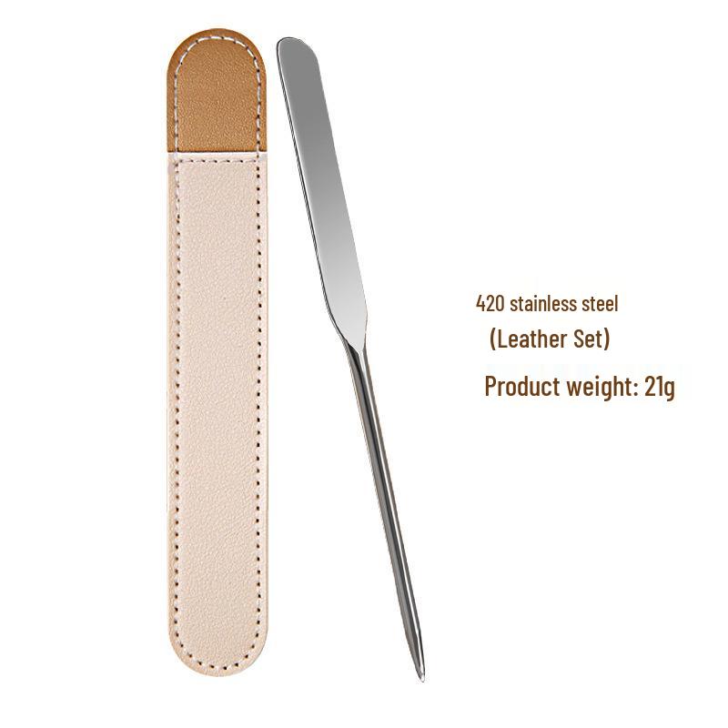 Stainless Steel Foundation & Eye Cream Spatula Set with Beauty Mask Scraper