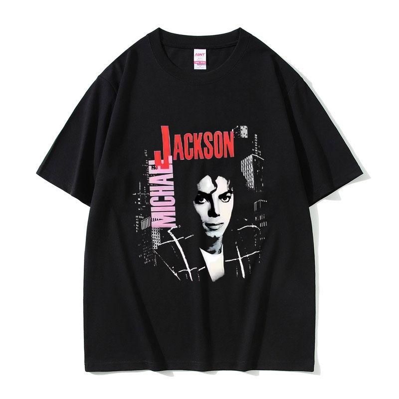 King of Pop Michael Jackson Graphic Tshirt Unisex Casual High Quality Soft Cotton T Shirts Unisex Gothic Rock Oversized Streetwear