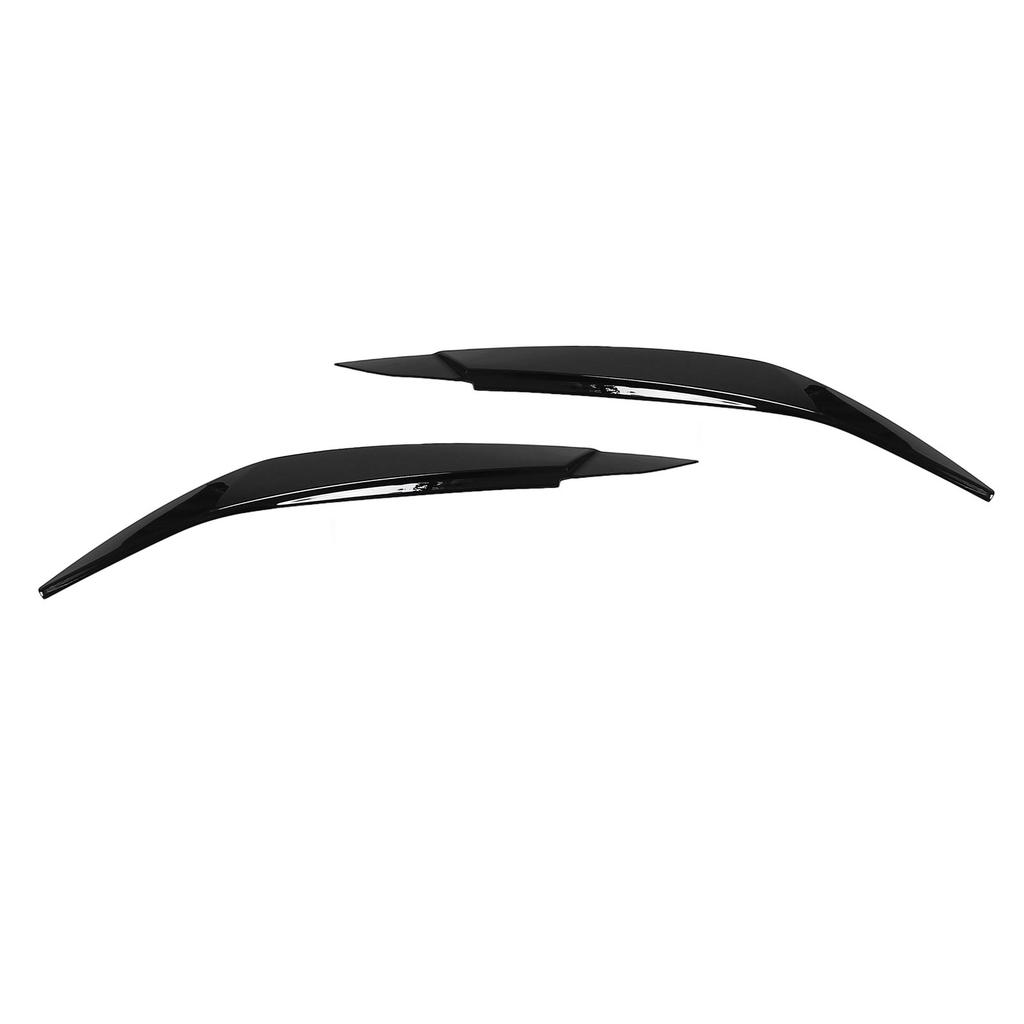 1 Pair Headlight Eyebrow Decorative Trim Left Right Headlamp Eyebrow Strip Trim for X6 E71 2008 to 2014