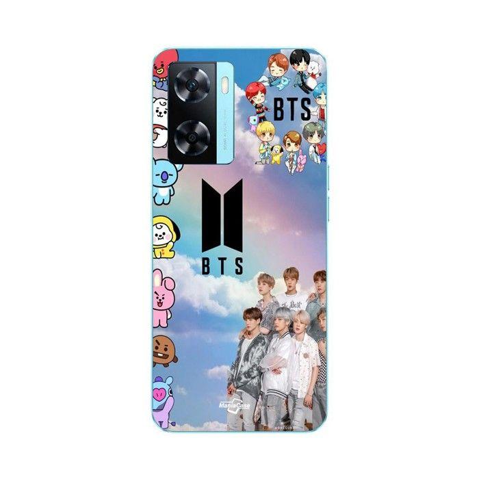 Coque de téléphone - MANIACASE - Oppo A57s 4G - Kpop BTS - Silicone TPU - Souple