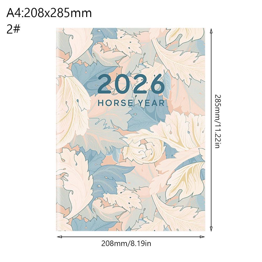 A4 A5 Planner Notebook 24 Sheets Agenda Planner Portable 2026 Schedules Notebook  Students