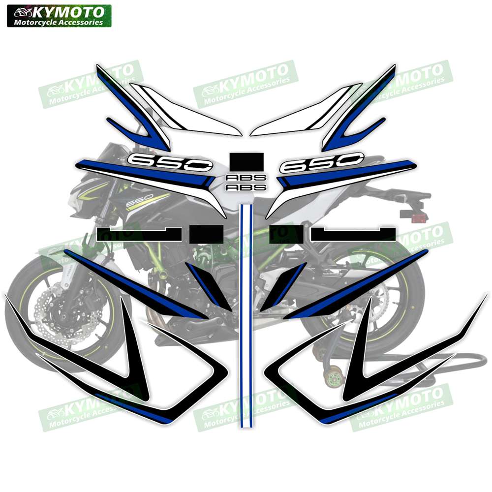 For Z650 ER650 Z 650 ER 650 motorcycle accessories stickers fairing decals modified full vehicle protection kit decoration